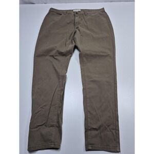 Dapper Boi Chino Pants Mens 38x32 Brown Cotton Canvas Stretch Casual Work